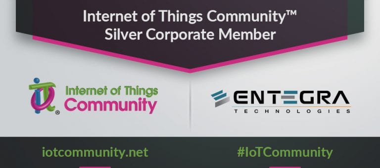ENTEGRA TECHNOLOGIES, INC. JOINS THE INTERNET OF THINGS COMMUNITY (IOT COMMUNITY) AS AN ELITE SILVER LEVEL CORPORATE MEMBER
