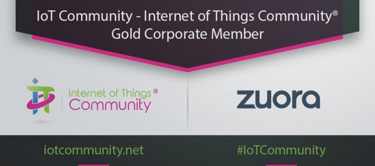 IoT Community Internet of Things Community Gold Corporate Member Zuora