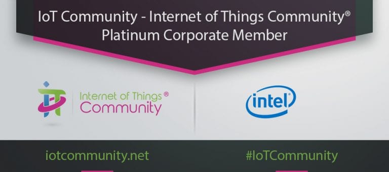 Intel Joins the IoT Community as an Exclusive Platinum Corporate Member of its Elite IoT Ecosystem