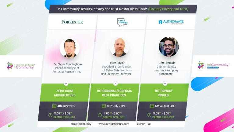 Internet of Things (IoT) Community announces dates for inaugural IoT Master Class series