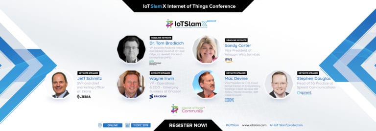 The IoT Community announces its exclusive agenda for the IoT Slam X – its Highly Acclaimed Tenth IoT Slam Conference, on December 11th 2019