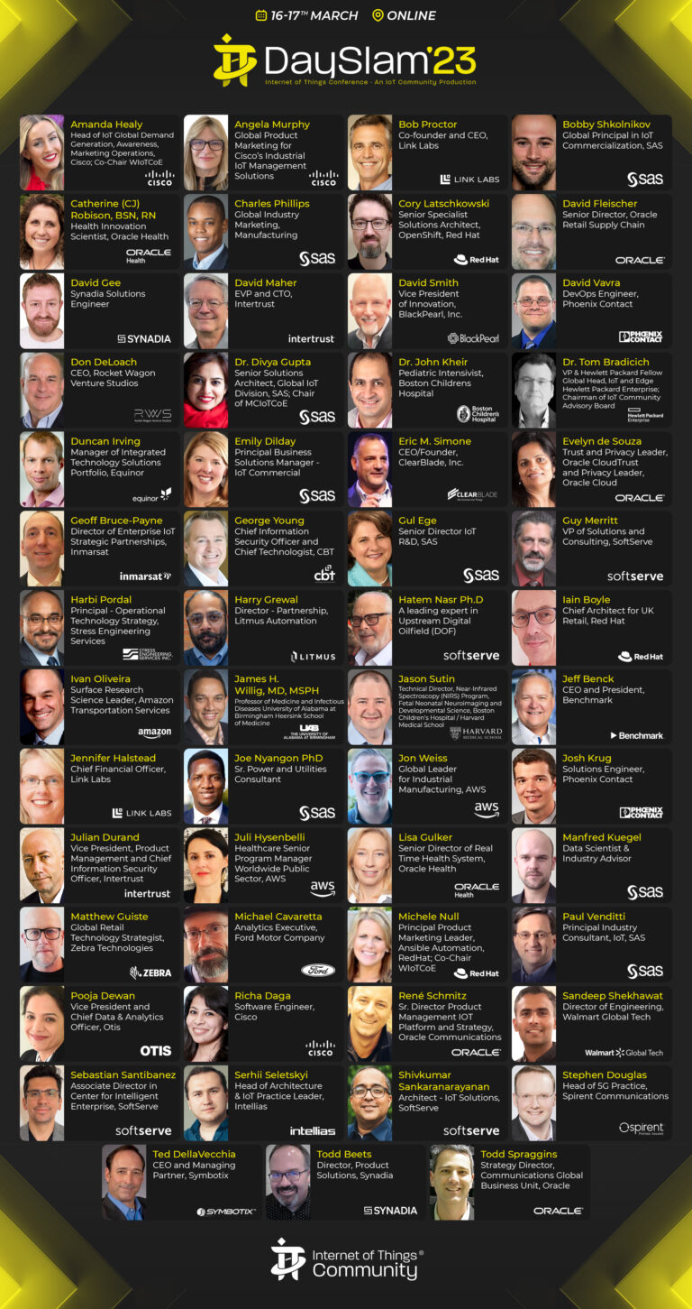 The IoT Community Announces the Agenda for the IoT Day Slam 2023 Virtual IoT Conference, March 16 – 17, Online