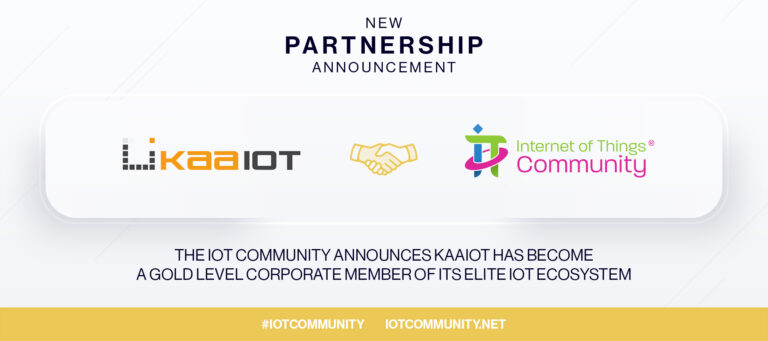 KaaIoT joins the IoT Community as a Gold-level Corporate Member