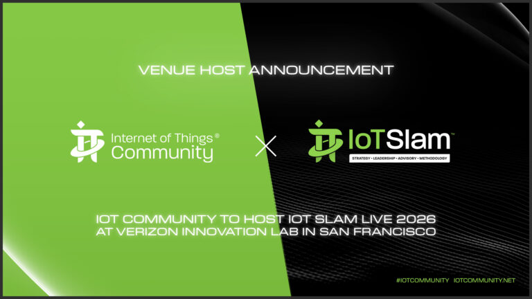 IoT Community and Verizon to Host IoT Slam Live 2026 at Verizon Innovation Lab in San Francisco