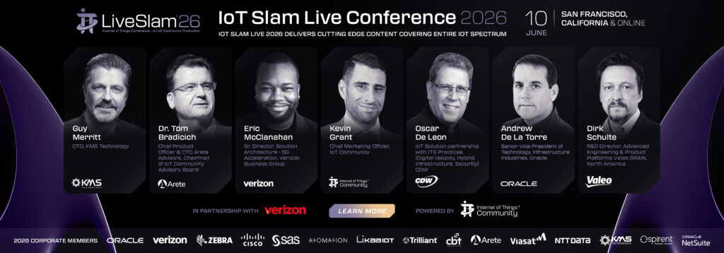 IoT Community announcement: IoT Community Announces IoT Slam Live 2026 Agenda Focused on Connected Edge…