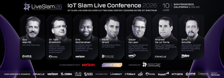 IoT Community Announces IoT Slam Live 2026 Agenda Focused on Connected Edge Intelligence