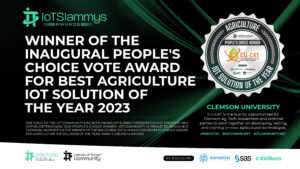 IoT Slammys Precision Agriculture IoT Solution of the Year award graphic