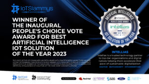 IoT Slammys Artificial Intelligence IoT Solution of the Year award graphic