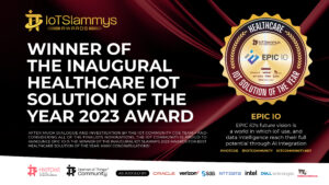 IoT Slammys Healthcare IoT Solution of the Year award graphic