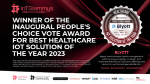 IoT Slammys Healthcare IoT Solution of the Year award graphic