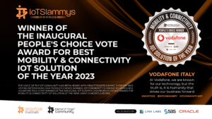 IoT Slammys Mobility and Connectivity IoT Solution of the Year award graphic
