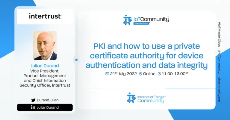 PKI and private certificate authority for IoT device security
